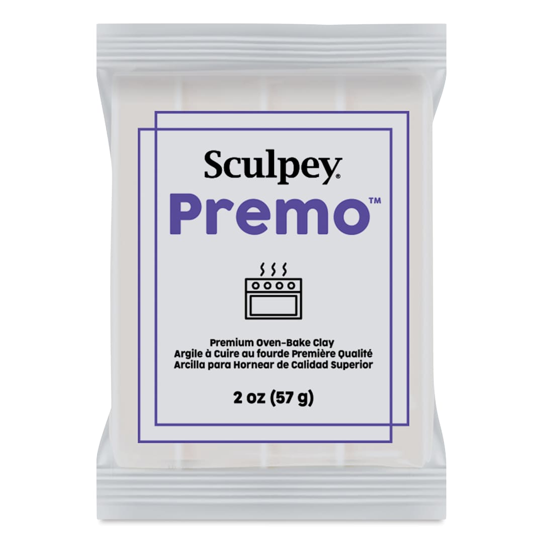 Open in modal - Sculpey Premo - 2 oz, Translucent White
