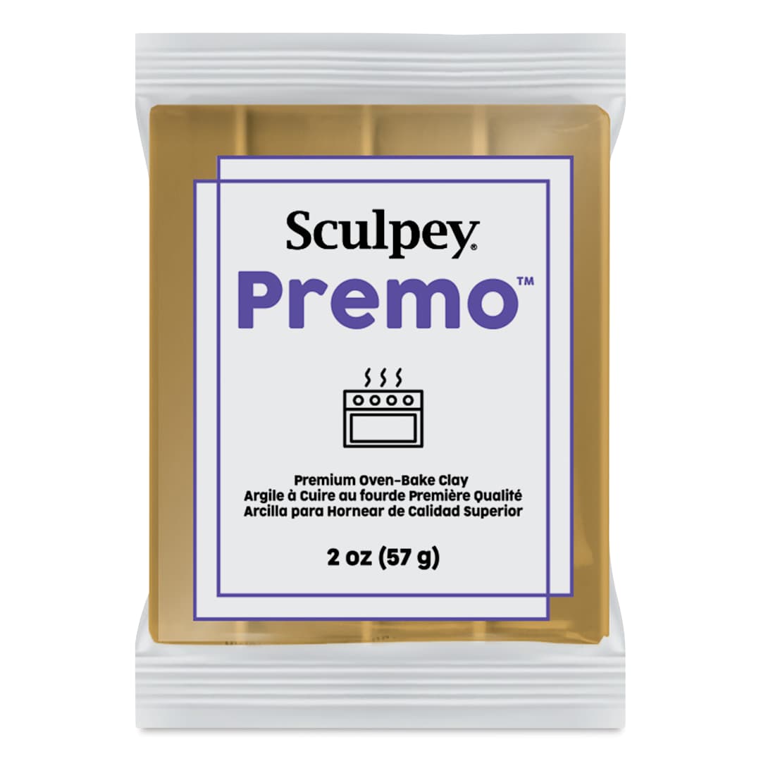 Open in modal - Sculpey Premo - 2 oz, Antique Gold, Metallic