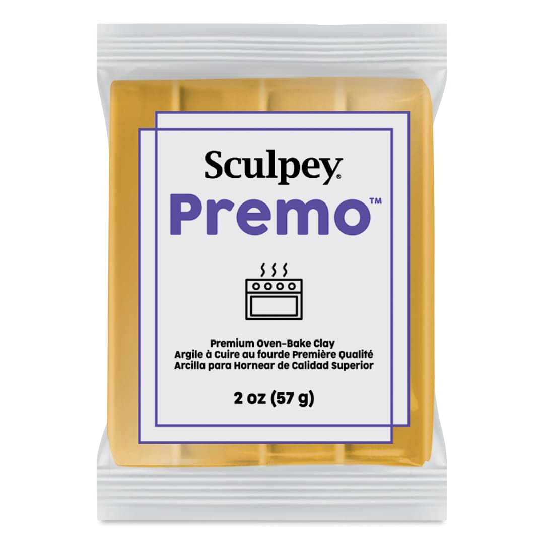 Open in modal - Sculpey Premo - 2 oz, Metallic 18K Gold