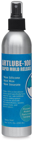 Open in modal - ArtLube-100 Rapid Mold Release - Front of 10 oz can
