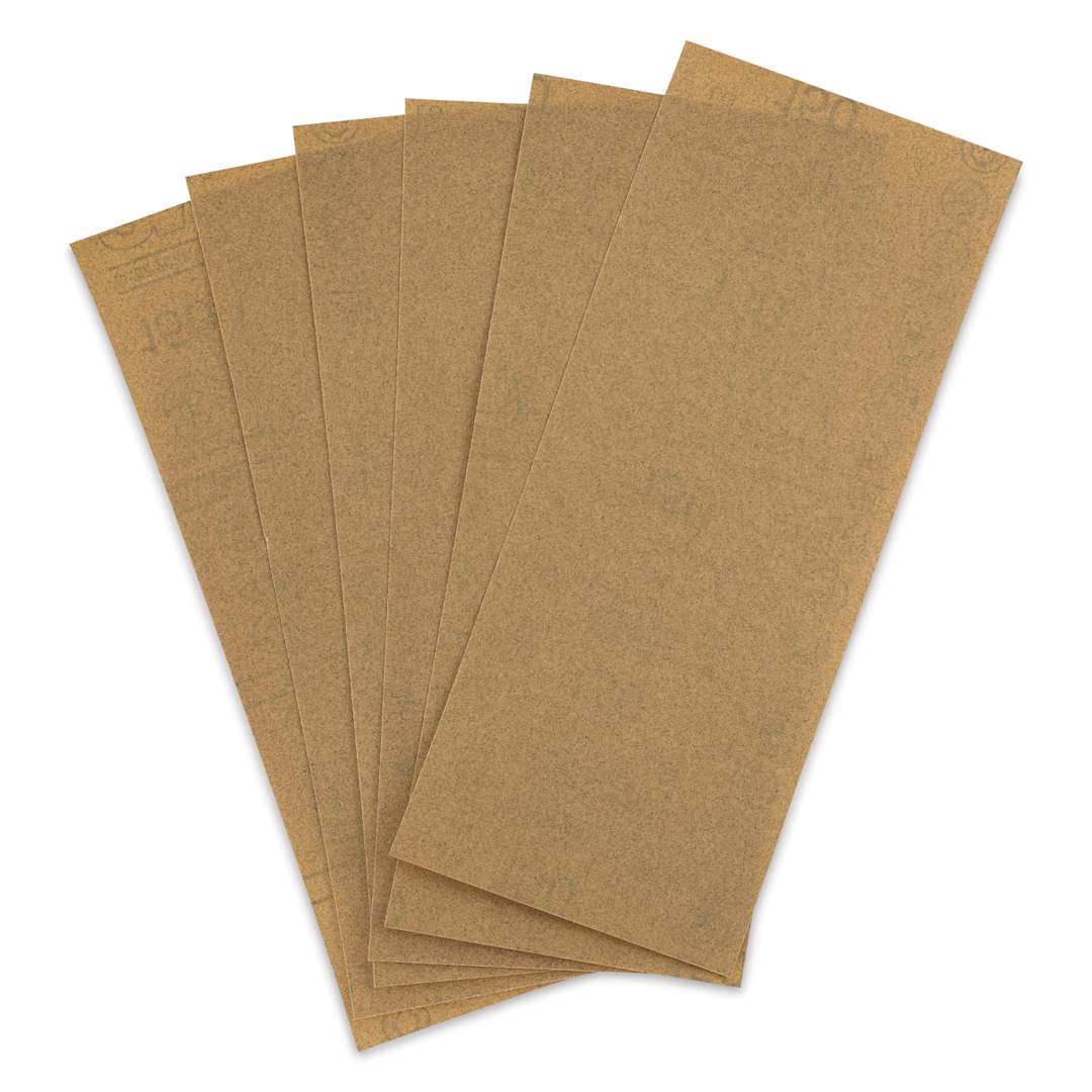 Open in modal - 3M General Purpose Sandpaper - Pkg of 6, Fine, Grit 150-C, 3.6" x 9"