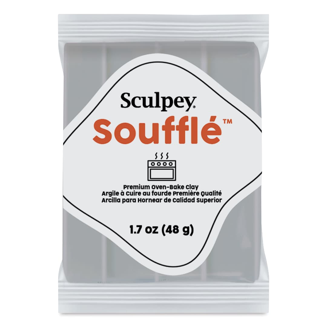 Open in modal - Sculpey Souffle - Concrete, 1.7 oz Bar
