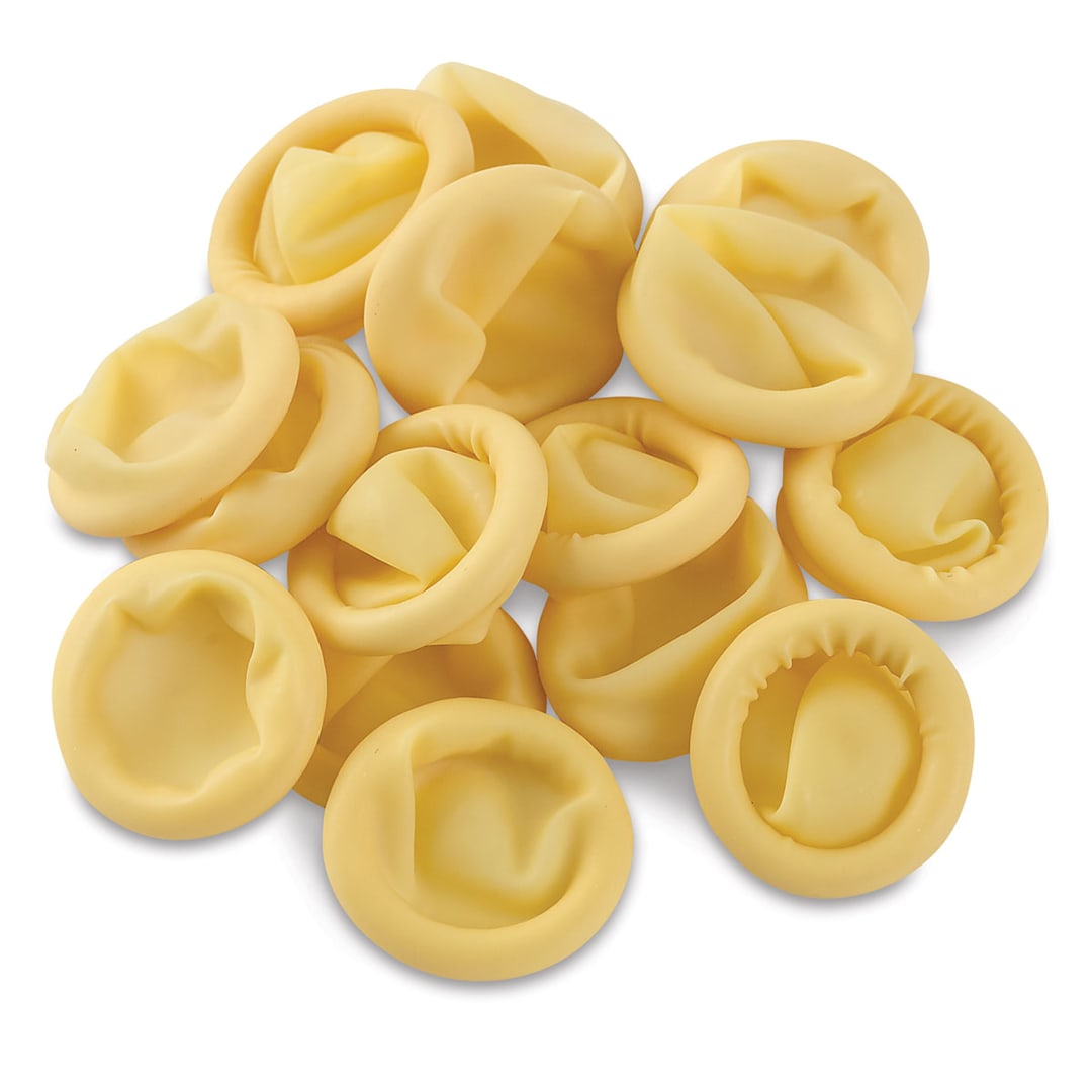 Open in modal - Latex Finger Cots - Pile of Small size Finger cots shown