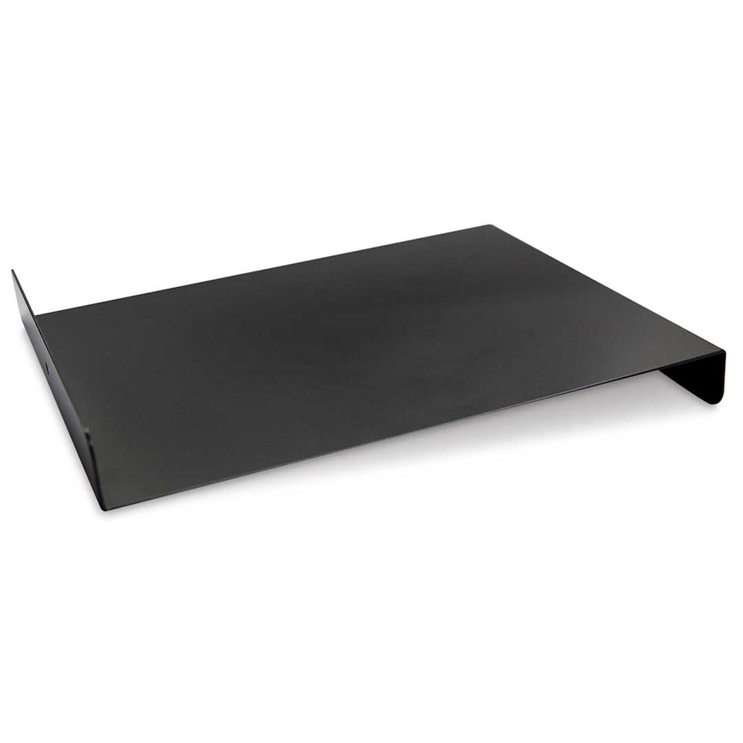 Open in modal - Richeson Metal Inking Plate - Side view of plate showing lips
