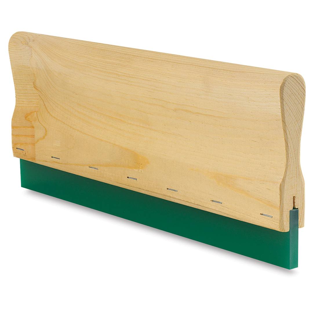 Open in modal - Blick Standard Squeegee - 14", 70-75 Durometer - angled