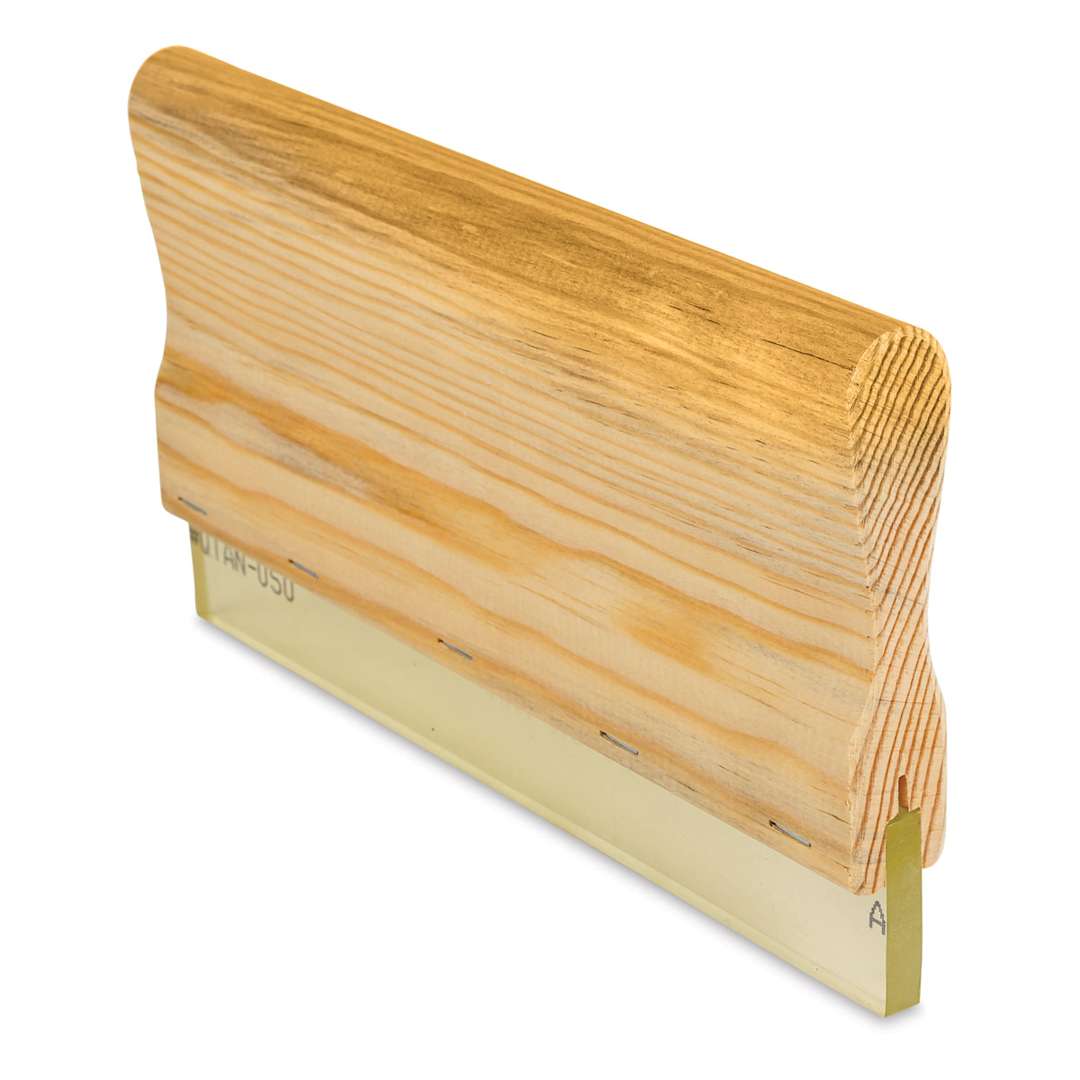 Open in modal - Blick Polyurethane Squeegee - 10", 65 Durometer - angled