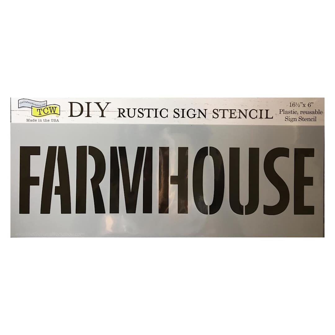 Open in modal - The Crafter's Workshop Stencils Farmhouse