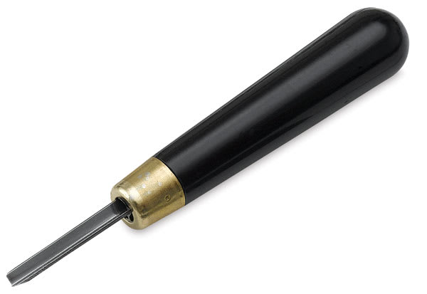 Open in modal - RGM Linoleum Knives -Left Angle view of Chisel 302