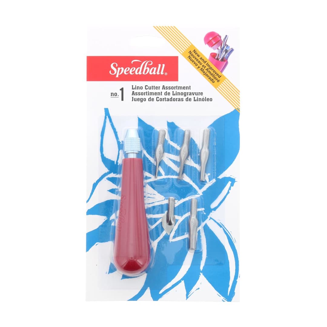 Open in modal - Speedball Lino Cutter Assortment No. 1. With Handle