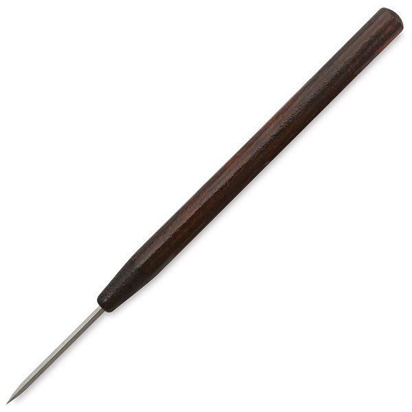 Open in modal - Triangular Mini Scraper - Angled view of Tool