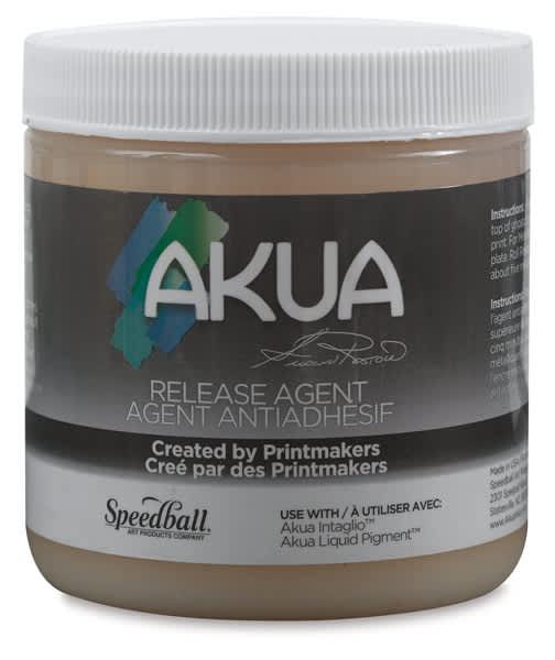 Open in modal - Akua Intaglio Release Agent - Front view of 8 oz jar