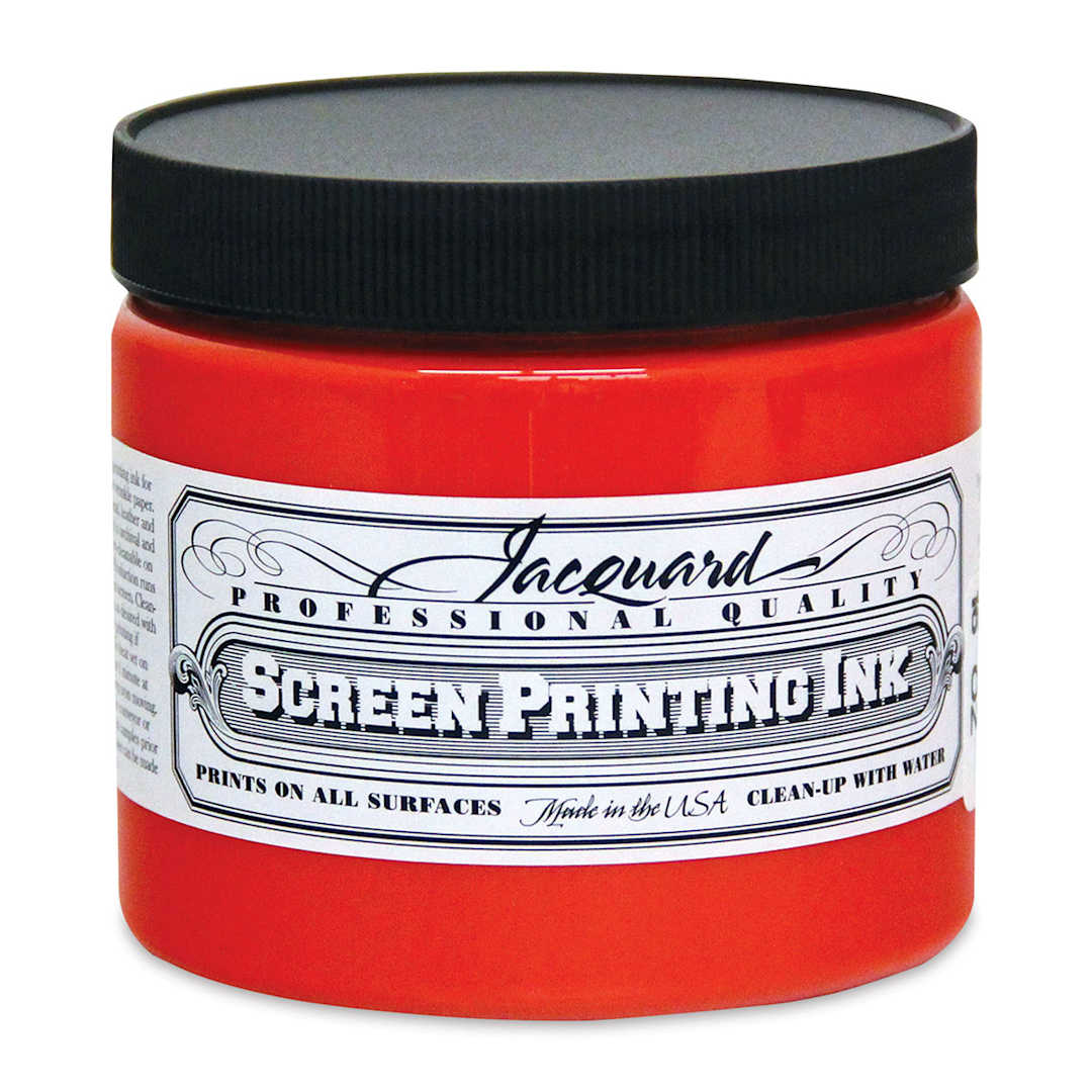 Open in modal - Jacquard Screen Printing Ink - Scarlet, 16 oz