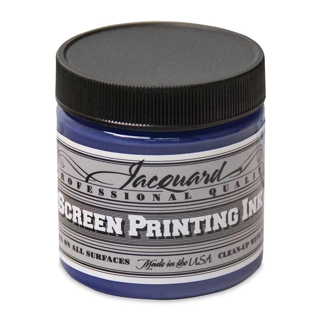 Open in modal - Jacquard Screen Printing Ink - Opaque Navy, 4 oz