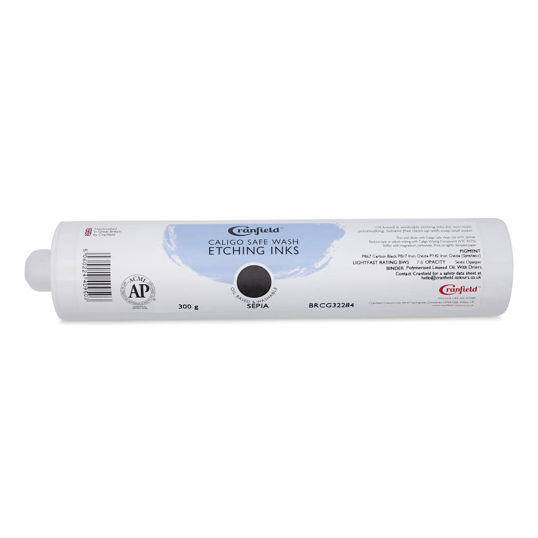 Open in modal - Cranfield Caligo Safe Wash Etching Ink Cartridge - Sepia, 300 g