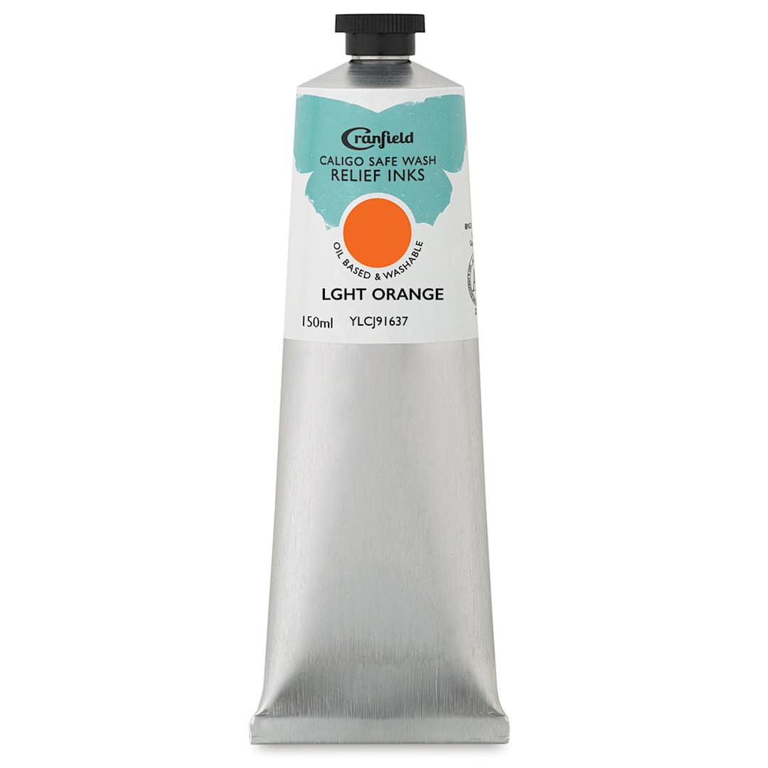 Open in modal - Cranfield Caligo Safe Wash Relief Ink - Light Orange, 150 ml