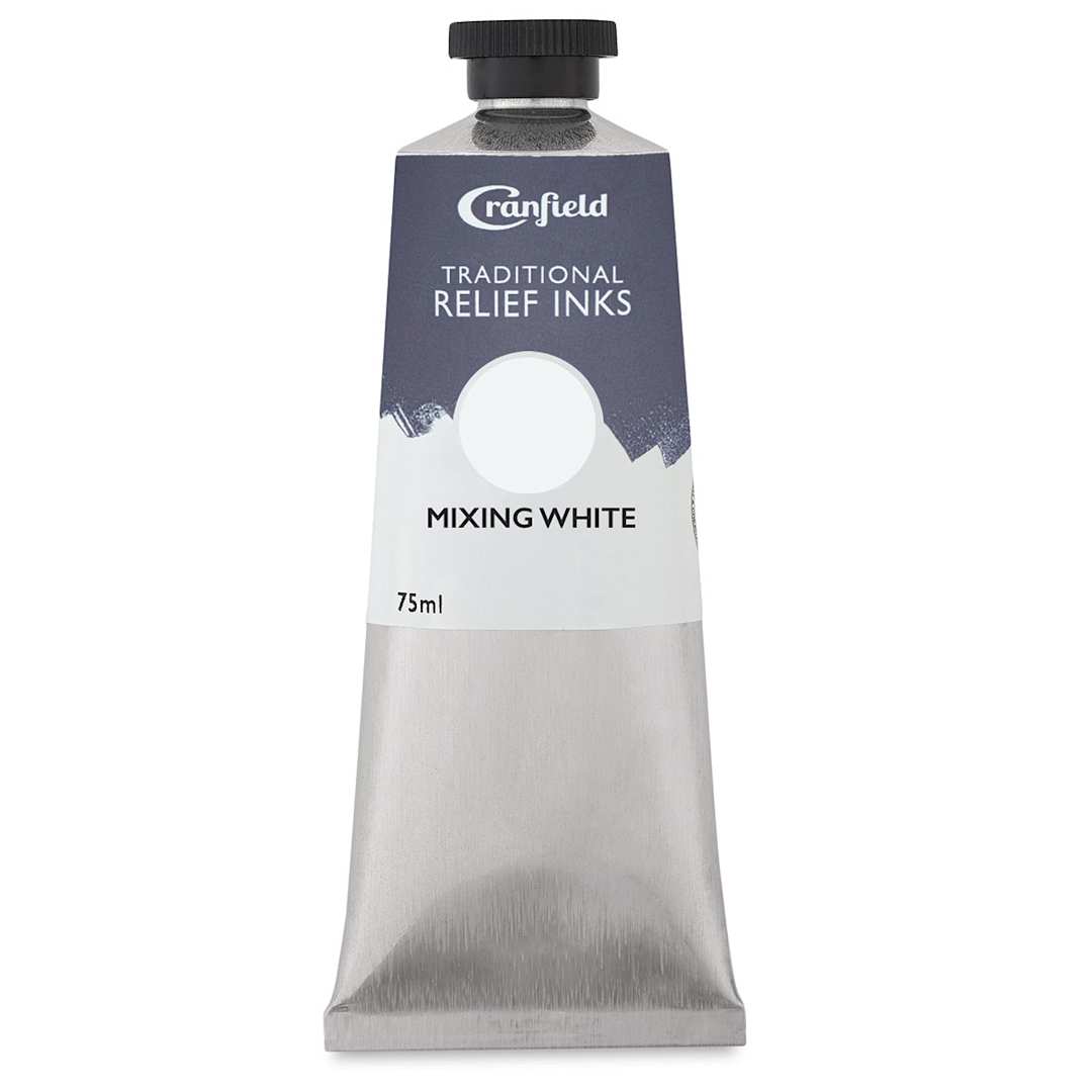 Open in modal - Cranfield Traditional Relief Ink - Mixing White, 75 ml