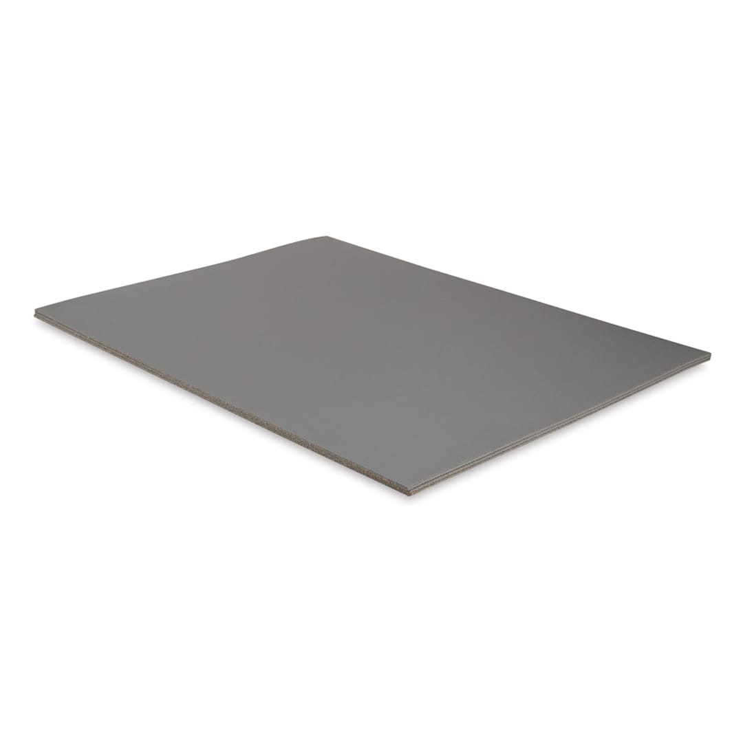 Open in modal - Blick Battleship Gray Linoleum - 18" x 24", Unmounted