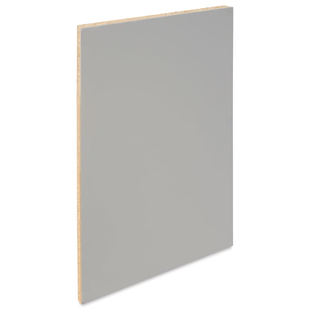 Open in modal - Blick Battleship Gray Linoleum - Block, 24" x 36", Mounted