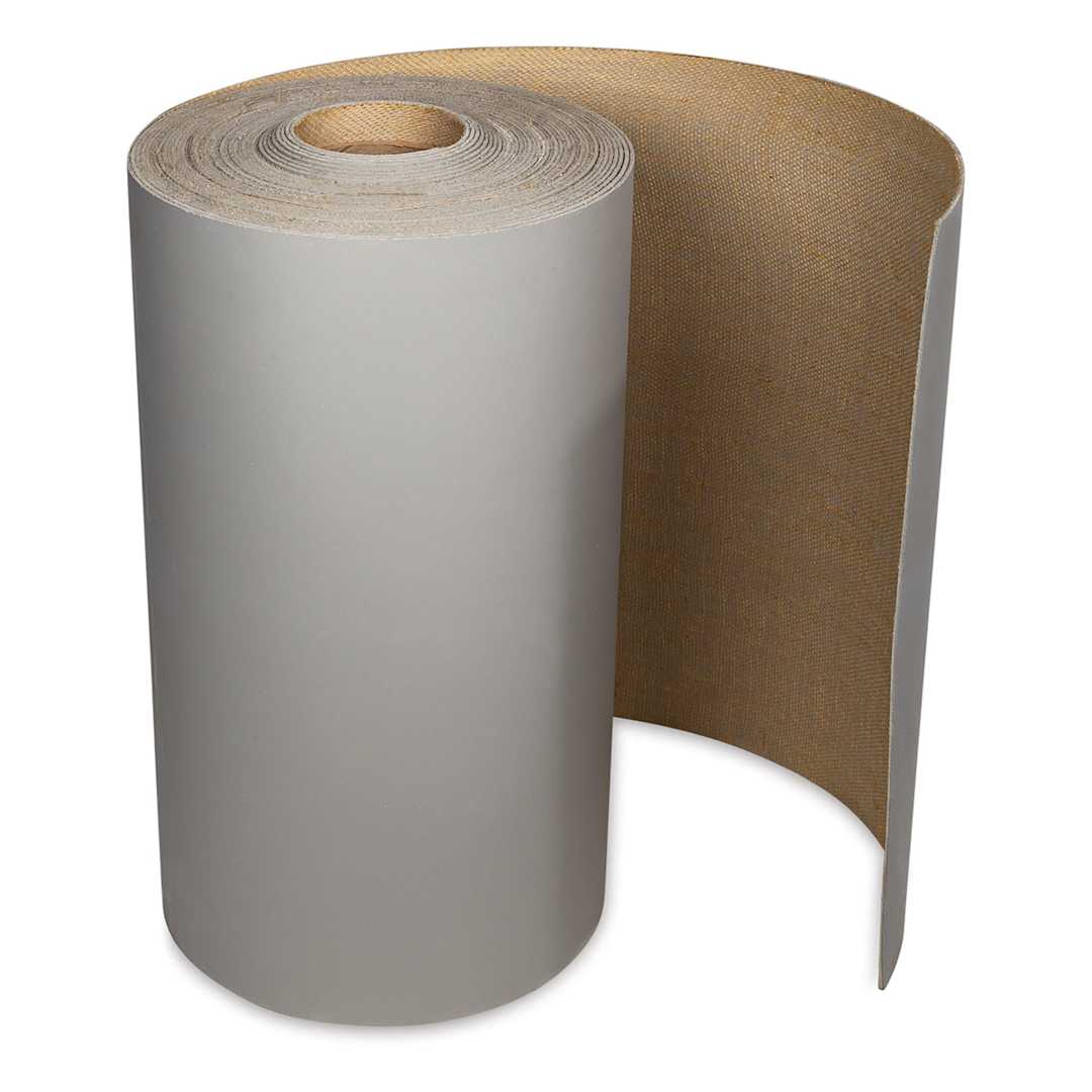 Open in modal - Blick Battleship Gray Linoleum - Roll, 24" x 90 ft, Unmounted