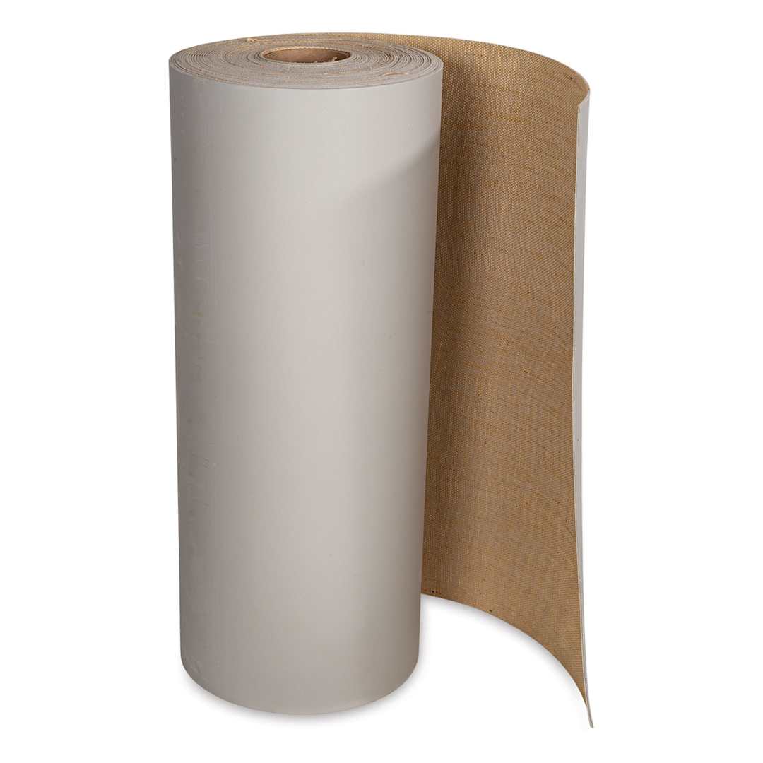 Open in modal - Blick Battleship Gray Linoleum - Roll, 36" x 90 ft, Unmounted