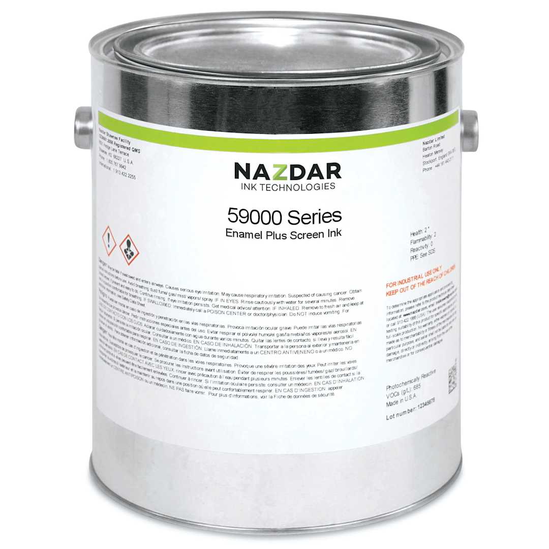 Open in modal - Naz-Dar 59-000 Series Gloss Enamel - Flat White, 1 kg