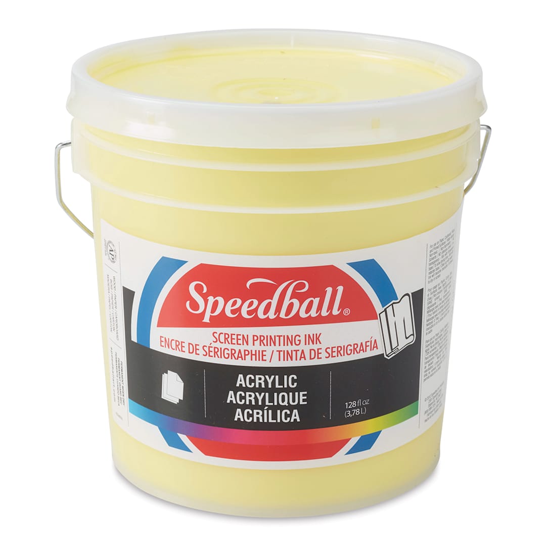 Open in modal - Speedball Permanent Acrylic Screen Printing Ink - Process Yellow, Gallon
