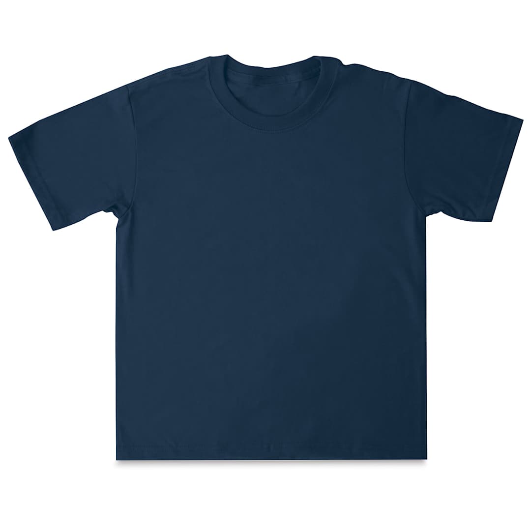 Open in modal - First Quality 50/50 T-Shirts, Youth Sizes - Navy Small (6-8)