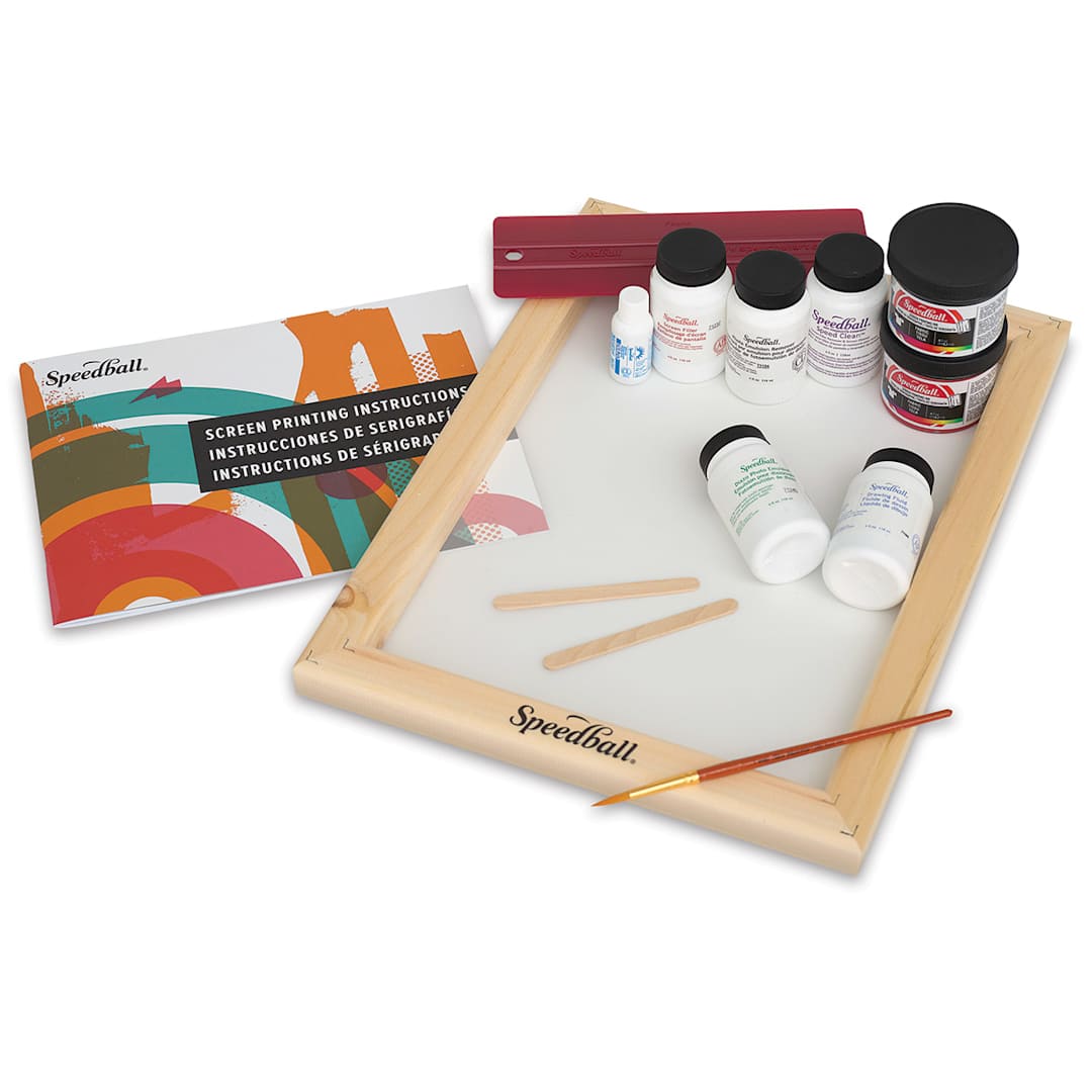 Open in modal - Speedball Intermediate Screen Printing Kit (Kit contents)