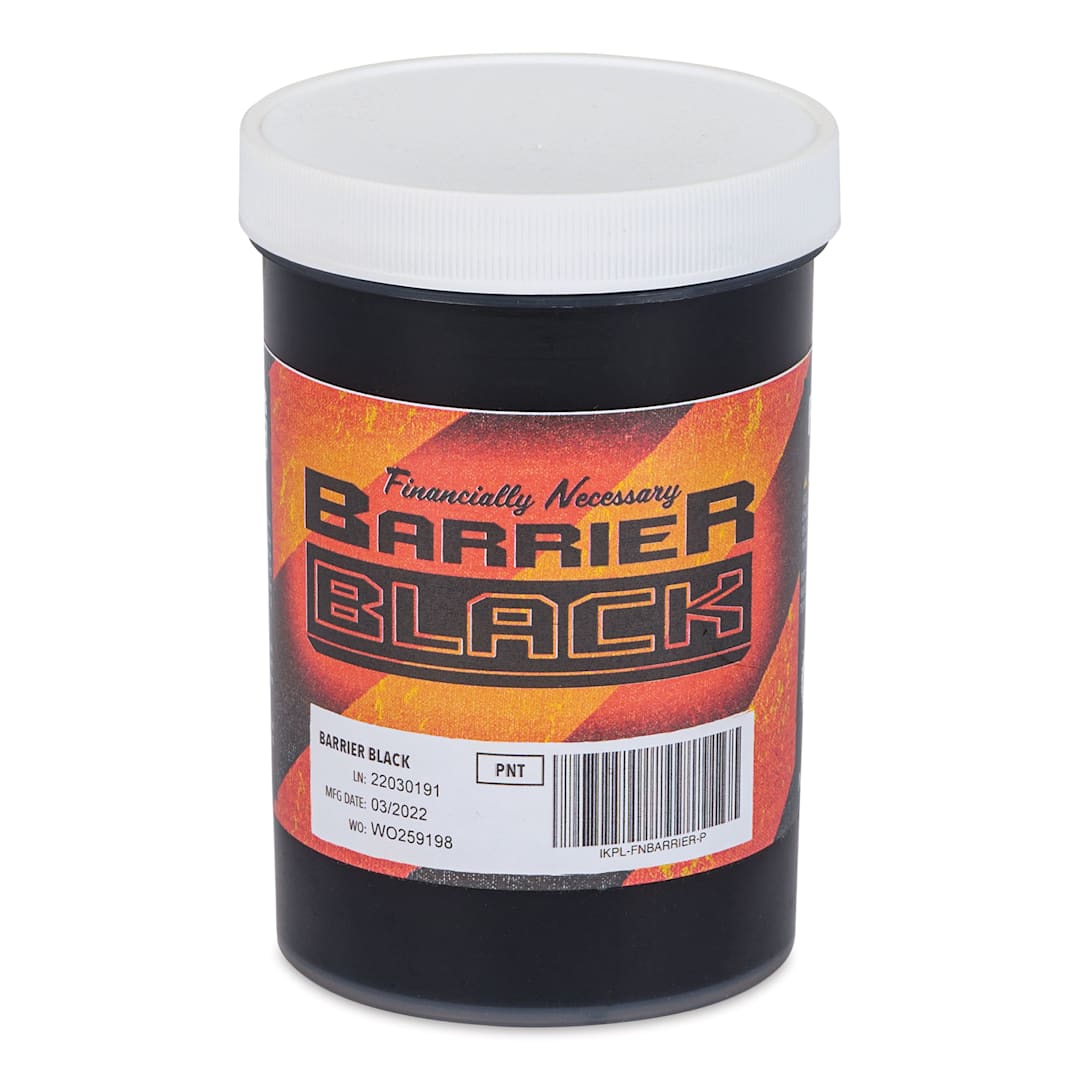 Open in modal - FN Ink Plastisol Screen Printing Ink - Barrier Black, Pint
