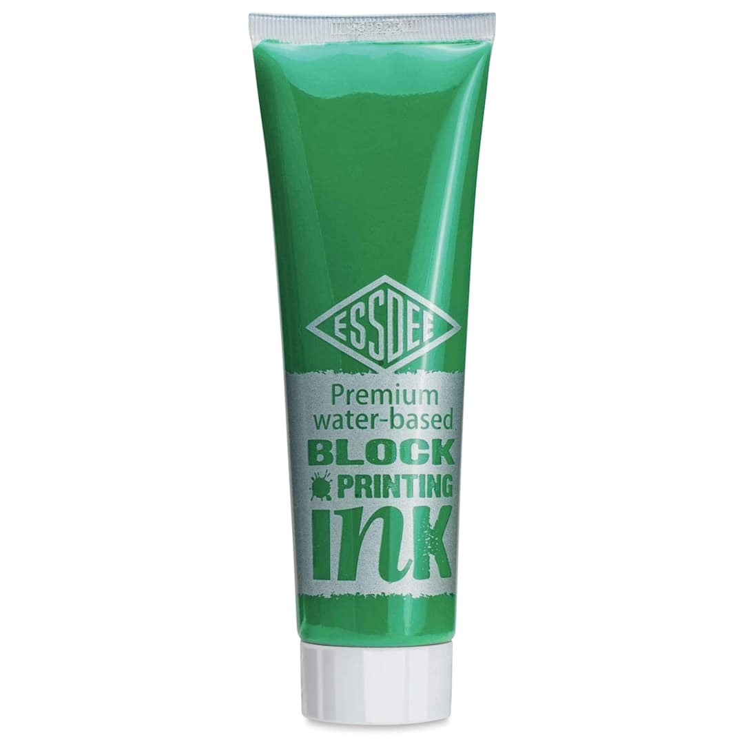 Open in modal - Essdee Premium Water-Based Block Printing Inks - Brilliant Green, 100 ml Tube