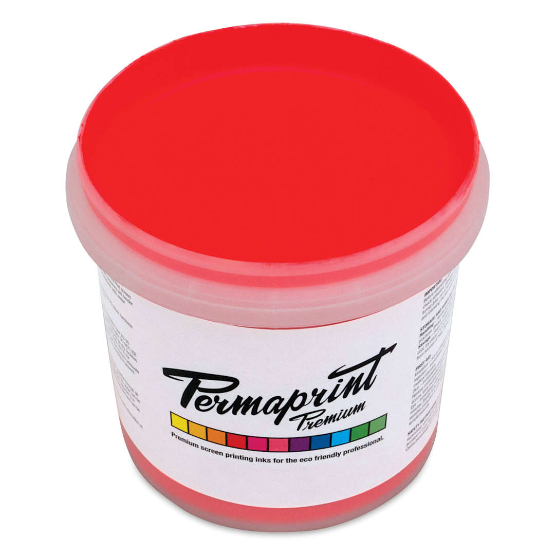 Open in modal - Permaprint Premium Screen Ink - Glow Red, 1 L