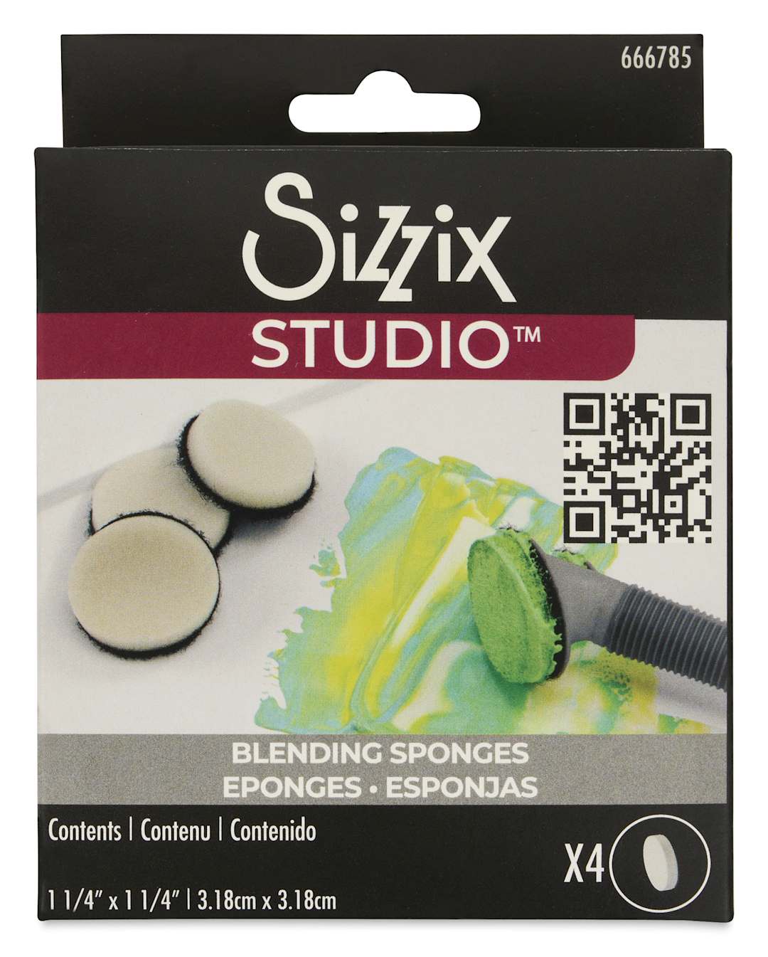 Open in modal - Sizzix Studio Blending Sponge Refills, Pkg of 4