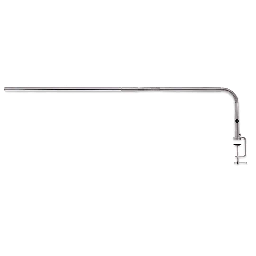 Open in modal - Daylight Slimline 3 LED Table Lamp - Side view with Lamp arm extended horizontally 