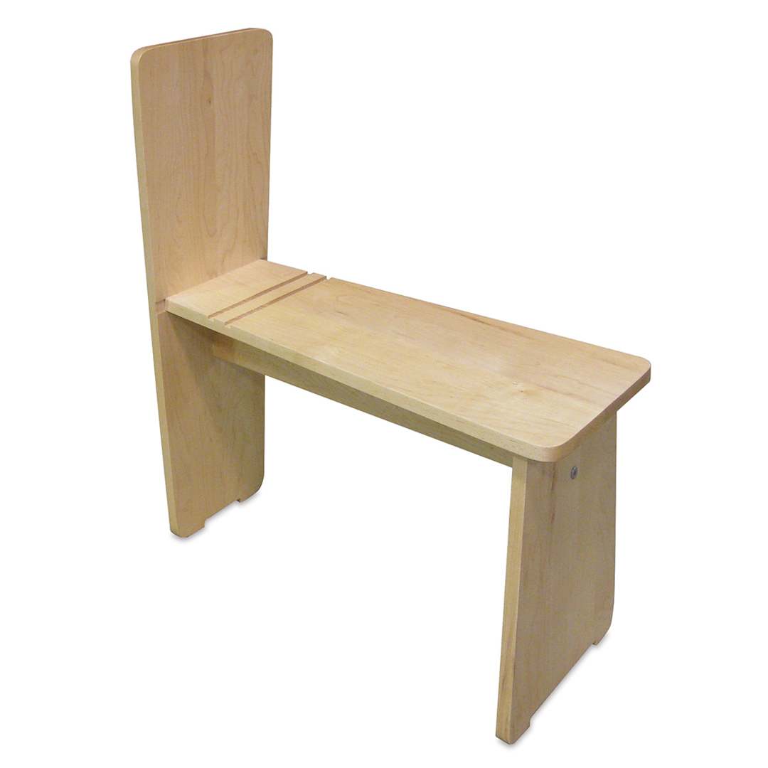 Open in modal - Hann Art Horse - Angled view of wooden Art Horse
