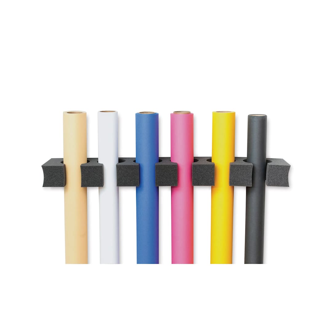 Open in modal - Savage Seamless Paper Storage Clip - Package of 2, 3"H x 33"W x 6"D (Backdrops in storage clip, Backdrops not included)