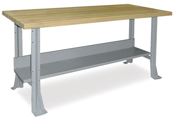 Open in modal - Hann Steel Workbench with Maple Top