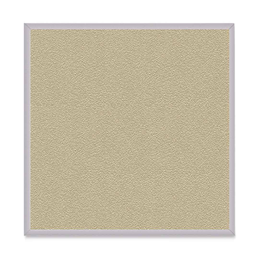 Open in modal - Ghent PremaTak Tackboard - 4 ft x 4 ft, Caramel, Vinyl, Aluminum Frame
