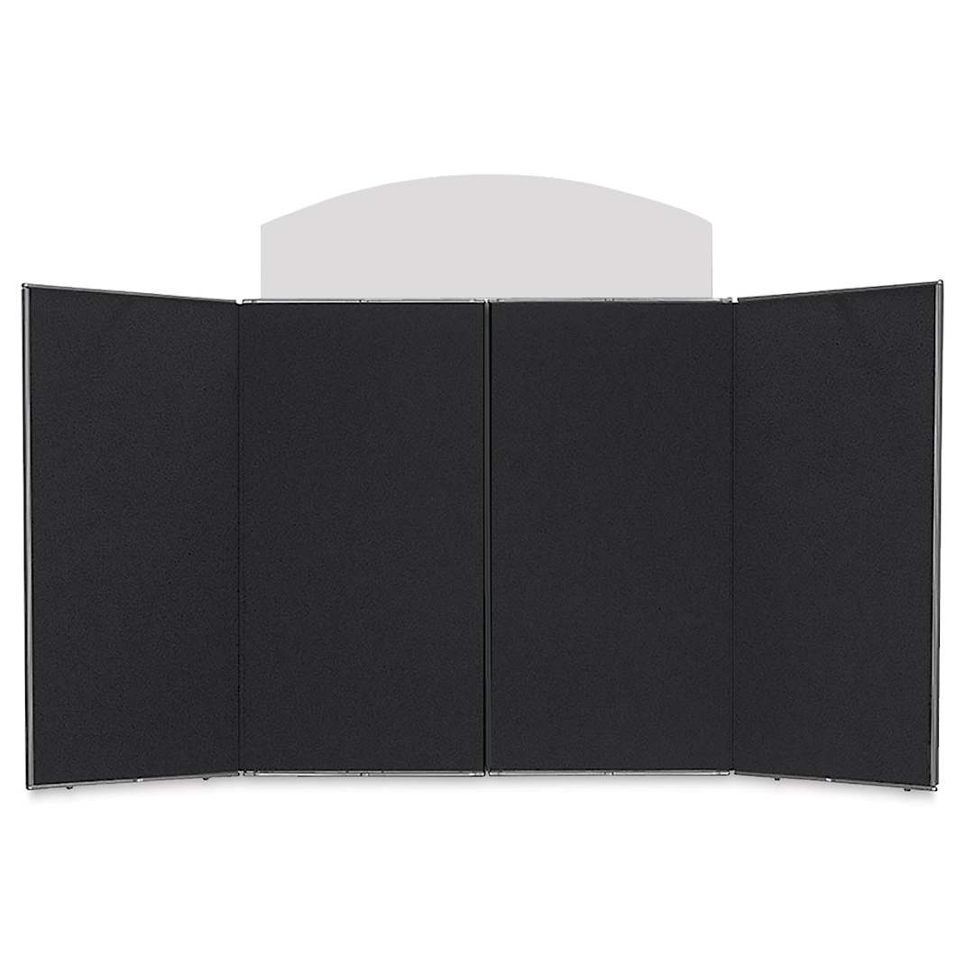 Open in modal - Expostar ShowStyle Briefcase Tabletop Display - Black