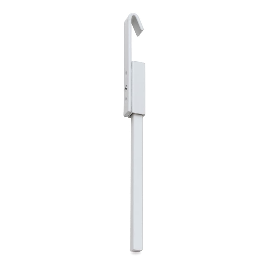 Open in modal - Walker System Rod Sleeves - Side view of White Lock-On Sleeve with white plain rod attached