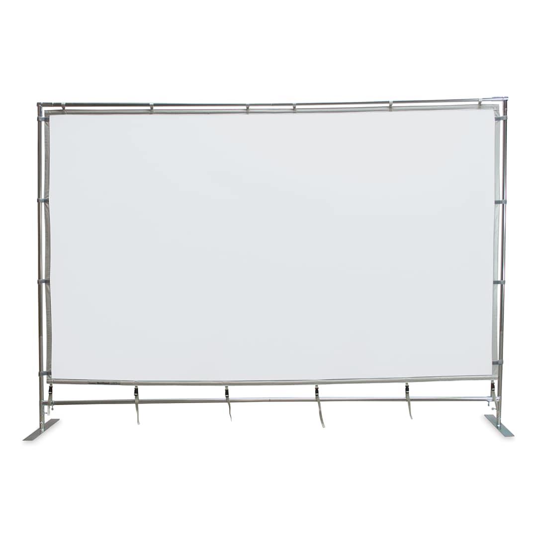 Open in modal - Flourish Freestanding Steel Frame MeshPanel Display Wall - 7 ft x 10 ft