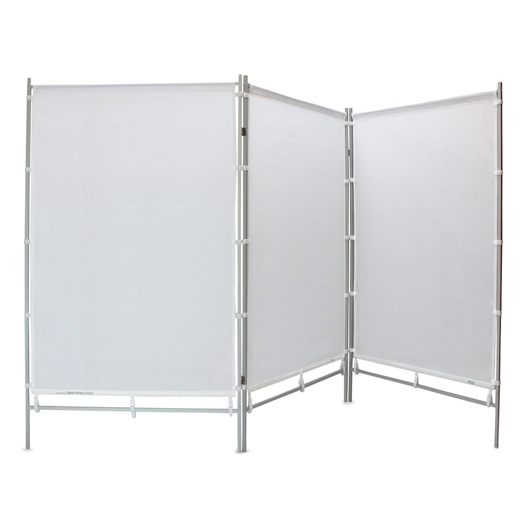 Open in modal - Flourish FlexFrame MeshPanels Aluminum Display Walls