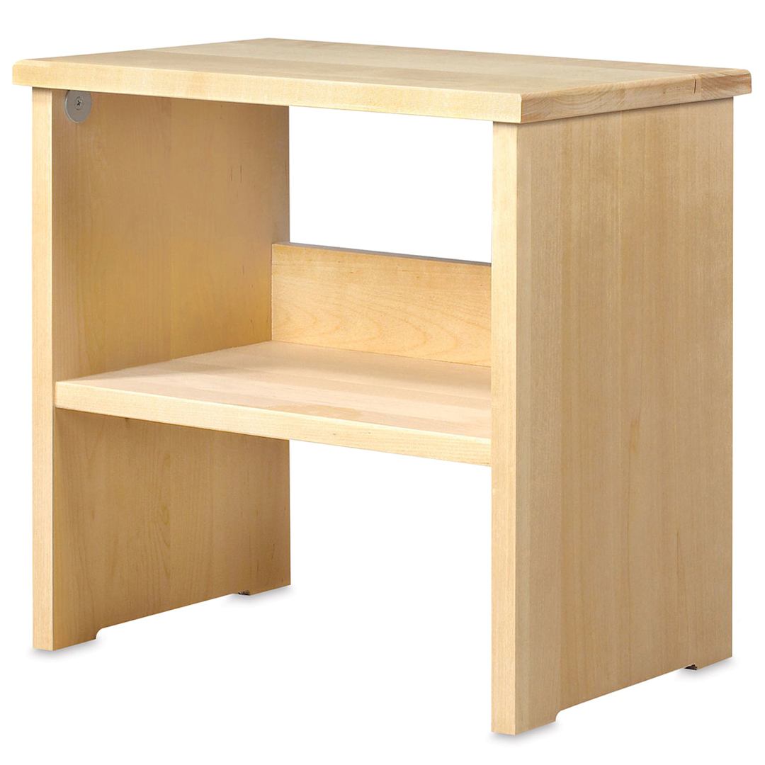 Open in modal - Diversified Spaces Art Bench - Angled view of 17" high Bench
