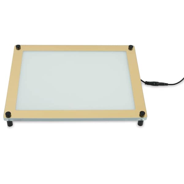 Open in modal - 
 Porta-Trace Lumen Series LED Light Panel, Gold 8 1/2" x 11" Front of Panel