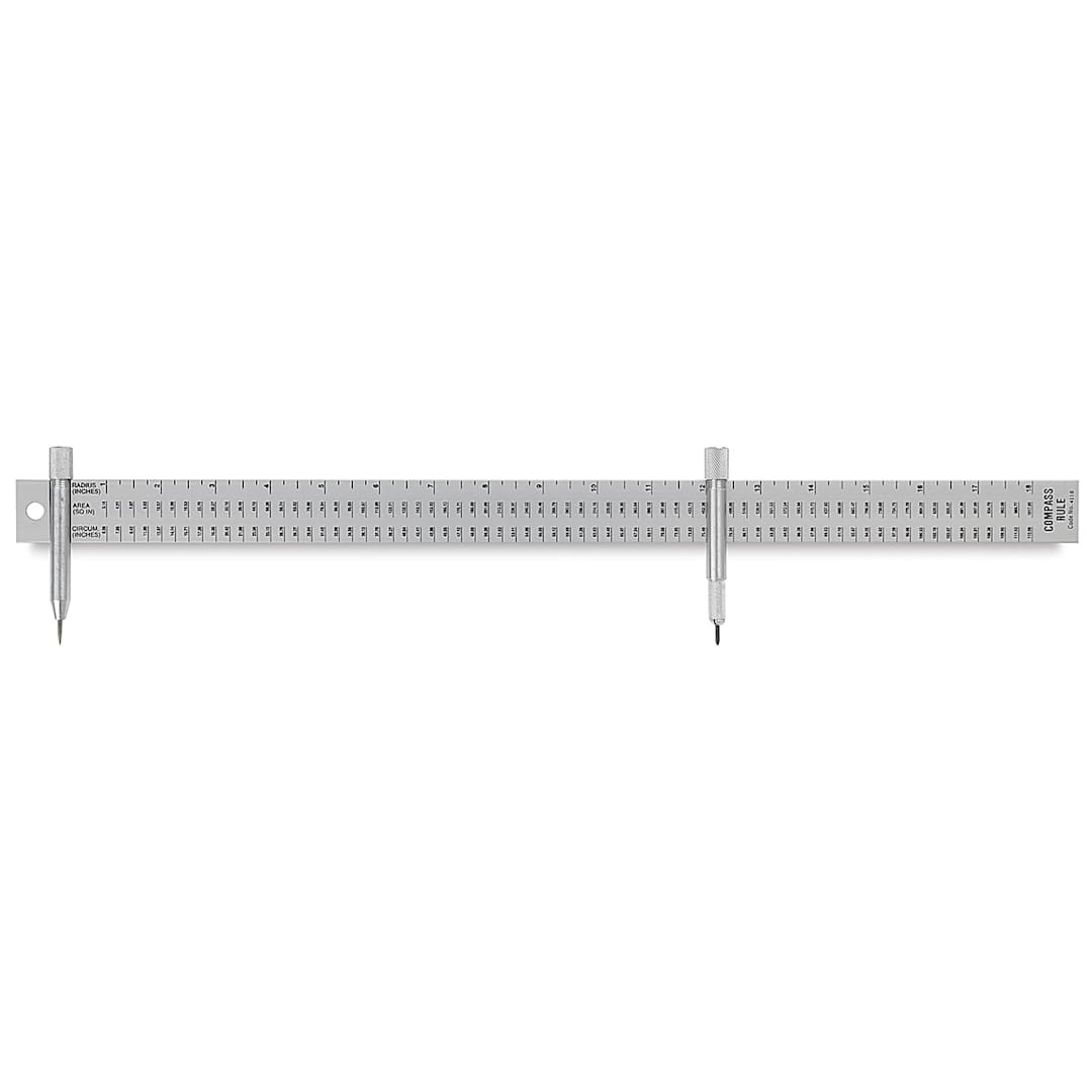 Open in modal - Alumicolor Compass Ruler Set - 18"