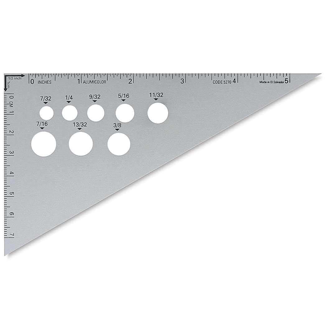 Open in modal - Ludwig Precision Aluminum Triangle - 6", 30-60-90 Degree
