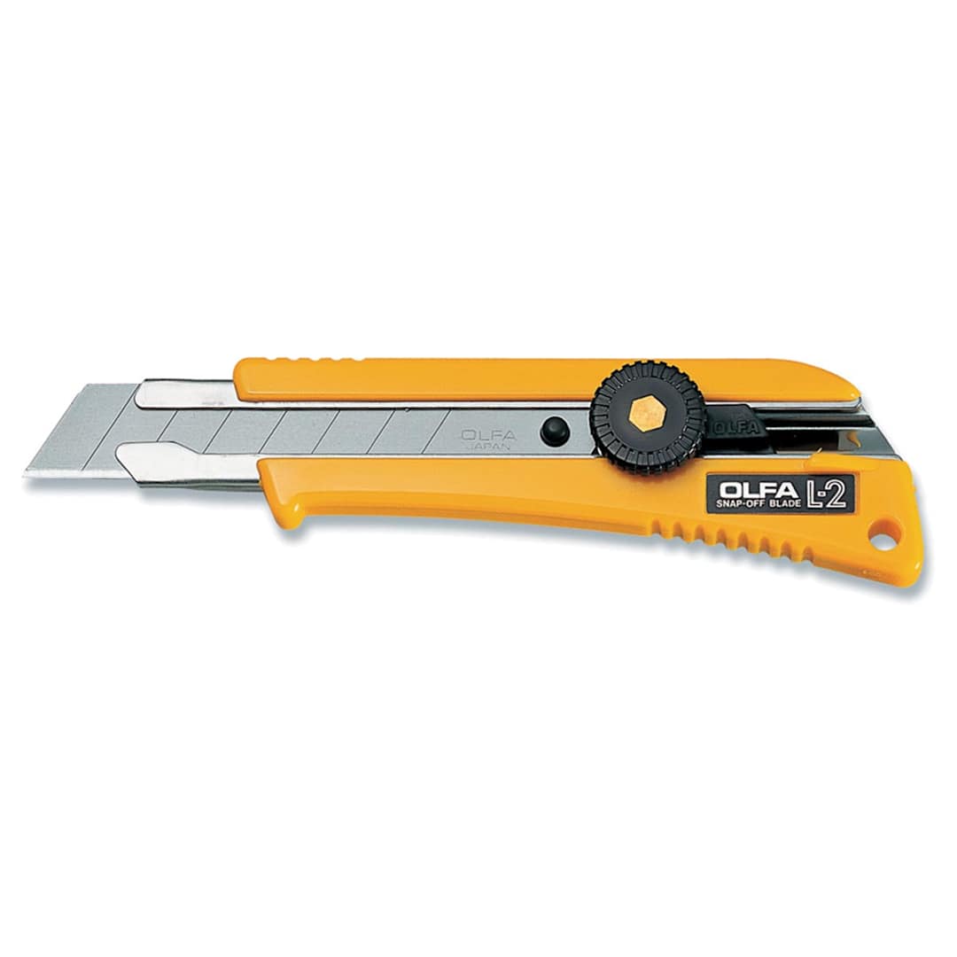 Open in modal - Heavy-Duty Ratchet-Lock Utility Knife with Grip Heavy Duty Ratchet Lock Utility Knife - Peggable