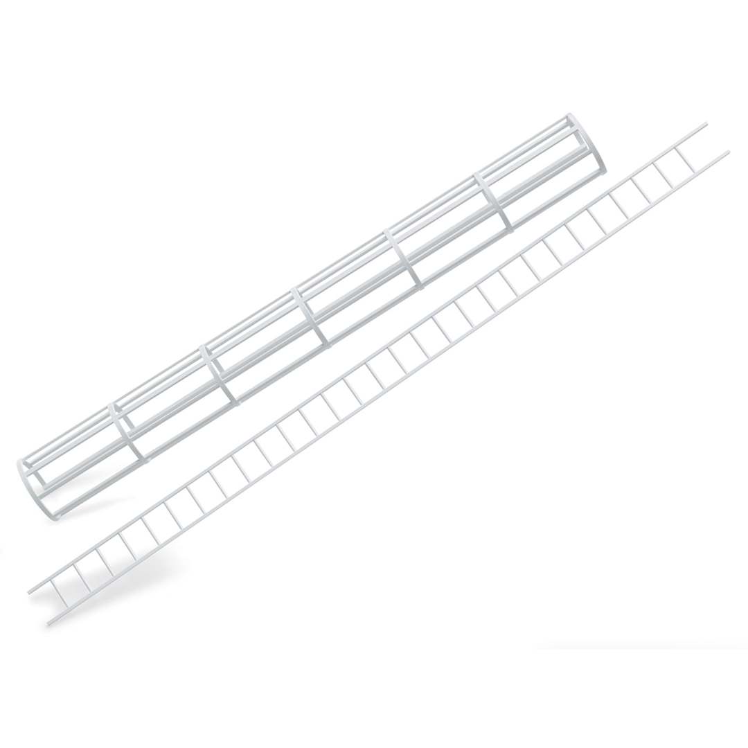 Open in modal - Plastruct Styrene Structural Cage/Ladder - 1:24 Scale, 1-19/64'' D x 12'' L