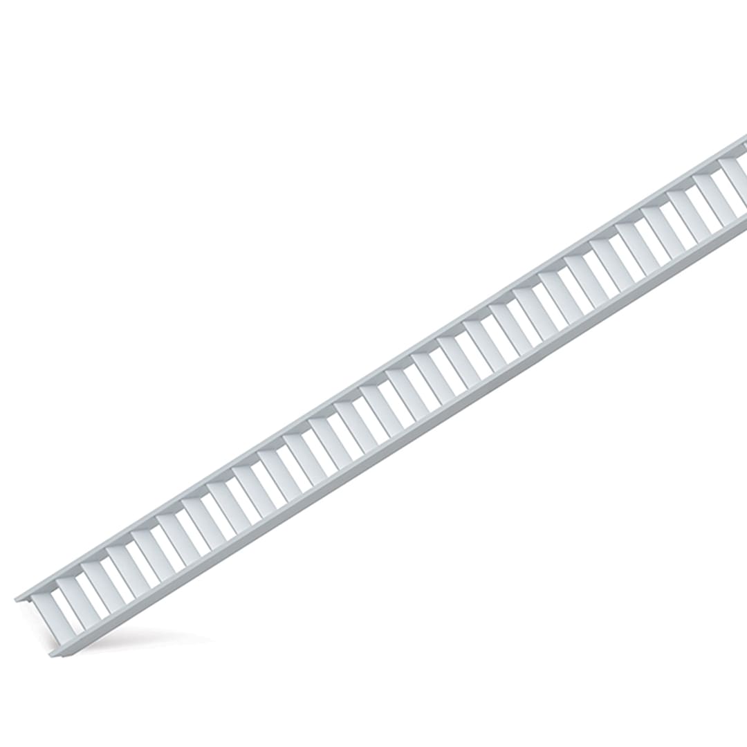 Open in modal - Plastruct Styrene Structural Stairs - 1:48 Scale, 17/64'' H x 7/8'' W x 12'' L