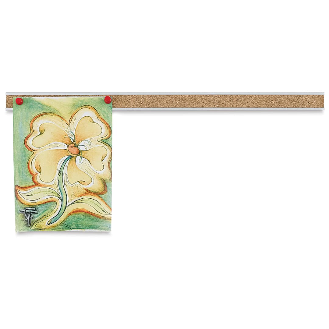 Open in modal - Claridge Map Rail - 8 ft, Satin, Anodized