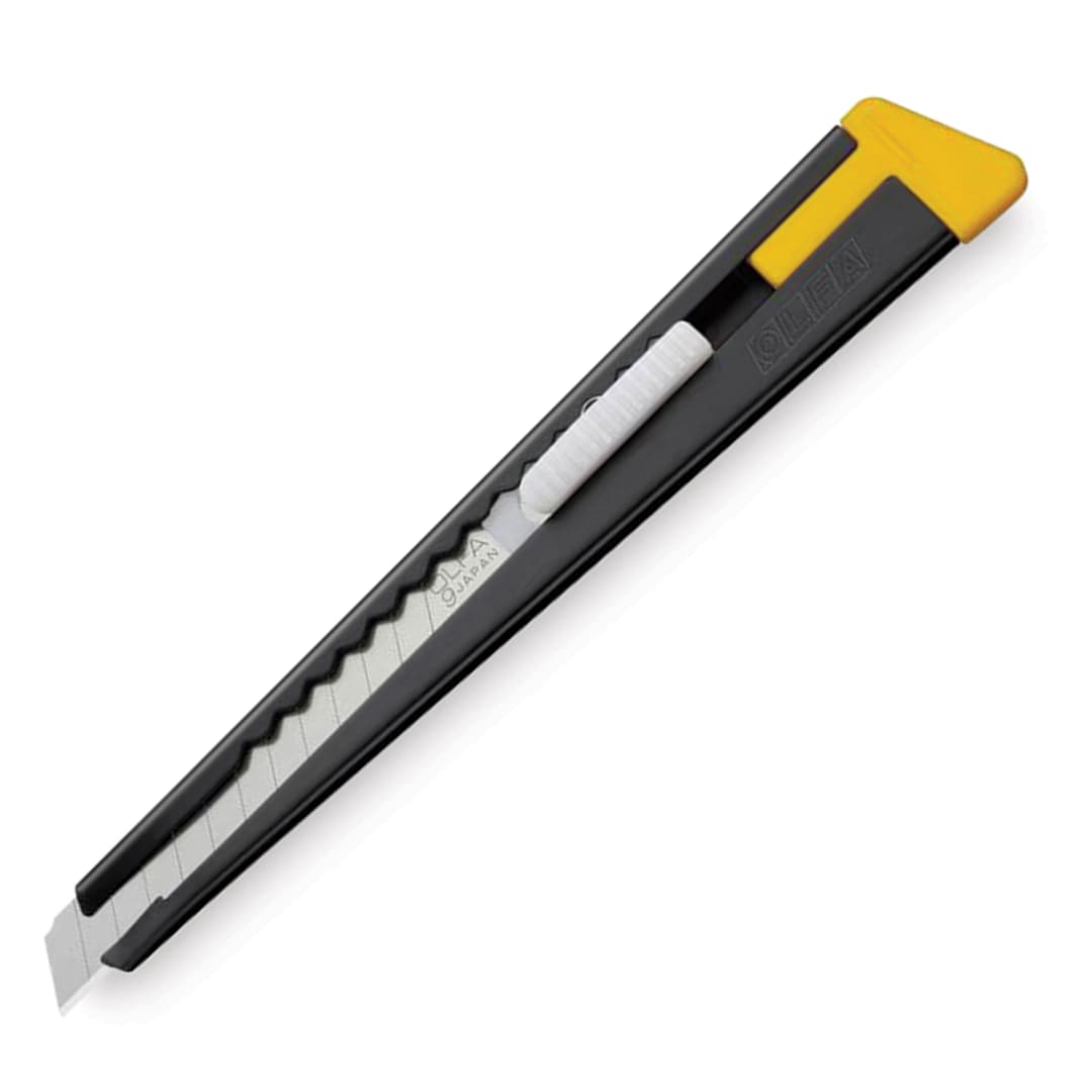 Open in modal - Olfa Metal Precision Utility Knife out of packaging